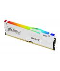 Kingston Fury Beast RGB Memoria RAM DDR5 6000MT/s 16GB 1.4V CL30 DIMM - Color Blanco