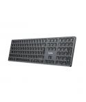 Coolbox Moonlight B431 Teclado Inalambrico - RF 2.4G y Bluetooth 5.1 - Teclas ABS Redondeadas Silencioso - Retroiluminado con 7 