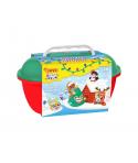 Jovi Play & Fun Cofre Christmas Adventure con 24 Barras de Plastilina 15gr + Modeladores + Recortables - Sin Gluten - Base Veget