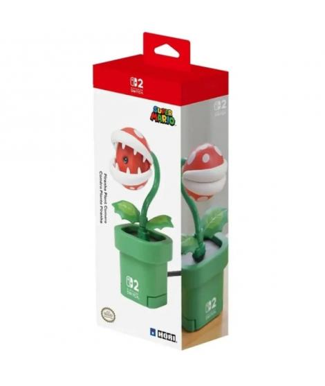 Nintendo Piranha Plant Camara Web para Consola Nintendo Switch 2 - Conexion USB-C - Gran Angular - Lente Ajustable - Obturador d