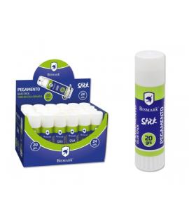 Bismark Barra de Pegamento 20gr - Multiusos - Sin Disolventes - Uso Escolar