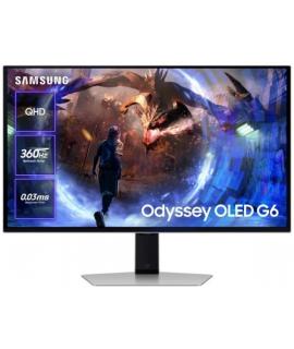 Samsung Odyssey G6 Monitor Gaming 27" OLED QHD 360Hz FreeSync Premium Pro HDR - Respuesta 0.3ms - Regulable en Altura, Giratorio