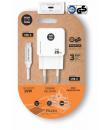 TechOneTech Cargador de Pared Ultrarrápido GaN 20w Blanco + cable USB-C