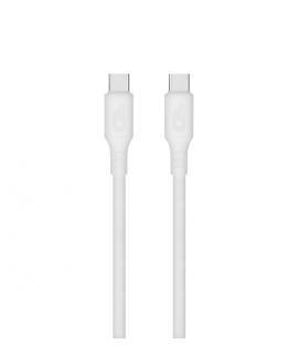 Blackbyte Cable USB-C Macho a USB-C Macho de Silicona - Hasta 100W - 1 metro - 480Mbps - Compatible con Carga Rapida - Diametro 