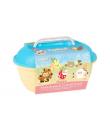 Jovi Kawaii Cofre con 24 Barras de Plastilina 15gr + Modeladores + Recortables - Sin Gluten - Base Vegetal - No se Seca - Colore