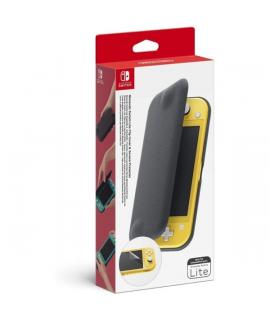 Nintendo Pack de Funda y Protector de Pantalla para Consola Nintendo Switch Lite - Plegable de Tipo Libro y Magnetica - Protecci