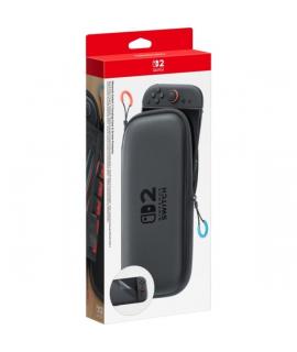 Nintendo Pack de Funda con Protector de Pantalla para Consola Nintendo Switch 2 - Proteccion Completa y Segura - Espacio para 6 