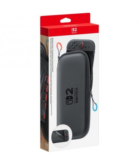 Nintendo Pack de Funda con Protector de Pantalla para Consola Nintendo Switch 2 - Proteccion Completa y Segura - Espacio para 6 