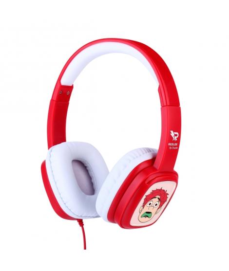 Redlox Color Chuster Auriculares con Cable de 1m - Altavoz 30mm - 32Ohm - Sensibilidad 85dB - Conector Jack 3.5mm - Personalizab