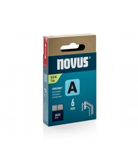 Novus A Tipo 53 Caja de 800 Grapas 53/6 Galvanizadas - Patilla de 6mm
