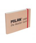 Milan 1420 The Master Gum Bloc de 30 Hojas para Acuarela - Tamaño A5 - Grano Fino de 300g/m² - Cierre con Goma Elastica - Tapa B