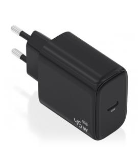 Aisens Cargador GAN 45W - USB-C PD3.0 QC4.0 - Color Negro