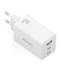 Aisens Cargador GAN 65W - 2xUSB-C PD3.0 QC4.0 y 1xUSB-A QC3.0 - Color Blanco