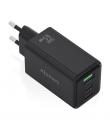 Aisens Cargador GAN 65W - 2xUSB-C PD3.0 QC4.0 y 1xUSB-A QC3.0 - Color Negro