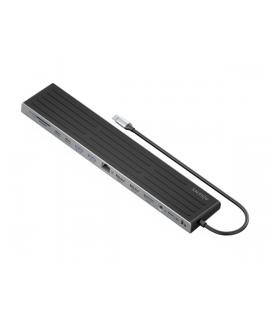 Aisens USB-C Dock 13 En 1 - USB-C a 2xHDMI - 1xDisplayPort - 1xRJ45 - 3xUSB-A - 2xUSB-C - 1xUSB-C PD - 1xAudio - 1xSD - 1xMicro 