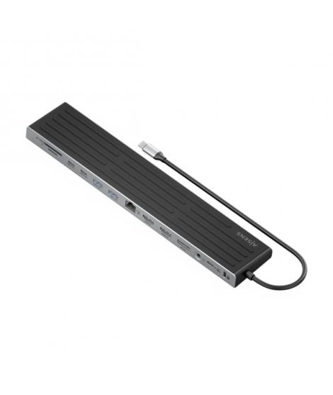 Aisens USB-C Dock 13 En 1 - USB-C a 2xHDMI - 1xDisplayPort - 1xRJ45 - 3xUSB-A - 2xUSB-C - 1xUSB-C PD - 1xAudio - 1xSD - 1xMicro 