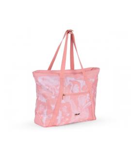 Milan Coleccion Lava Bolso Shopper 18.5L - Gran Capacidad - Cierre de Cremallera - Tamaño 52x36x3cm - Color Rosa