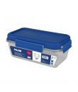 Milan Nata 624 Fiambrera de Tritan Hermetica Rectangular de 1.2L - Libre de BPA - Tapa Hermetica - Apto para Microondas, Lavavaj