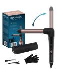 Cecotec SurfCare TwistWaves Rizador de 25mm - Codo de 90° - Guante Termico y Estuche - Ceramico - Temperatura de 140 a 200°C - C
