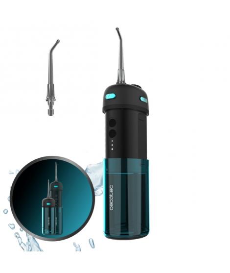 Cecotec ToothCare Jet Splash Irrigador Dental Portatil - Deposito de 150ml - Resistente al Agua IPX7 - 3 Modos - 8 Niveles de In