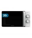 Cecotec Proclean 3010 Flatbed Microondas sin Plato - Potencia de 700W - Capacidad de 20L - Revestimiento Ceramico - Temporizador