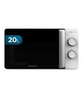 Cecotec Proclean 3010 Flatbed Microondas sin Plato - Potencia de 700W - Capacidad de 20L - Revestimiento Ceramico - Temporizador