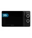Cecotec Proclean 3030 Flatbed Microondas sin Plato - Potencia de 700W - Capacidad 20L - Revestimiento Ceramico - Temporizador 30
