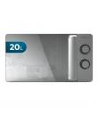 Cecotec Proclean 3060 Flatbed Mirror Microondas sin Plato - 700W - Capacidad de 20L - Revestimiento Ceramico - Temporizador - Es