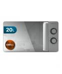 Cecotec Proclean 3160 Flatbed Mirror Microondas sin Plato - Potencia de 700W - Capacidad 20L - Grill 800W - Revestimiento Cerami