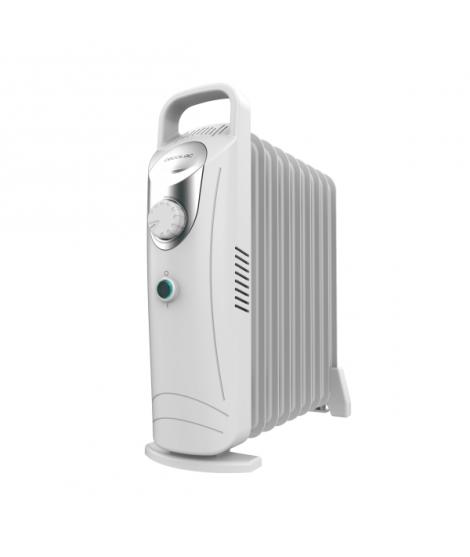 Cecotec ReadyWarm 900 Space White Radiador de Aceite con 9 Modulos de 100x330mm - 1000W - Calienta hasta 15m2 - Distribucion Hom
