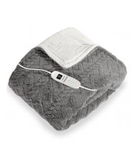 Cecotec HeatConfort ThermalBlanket Sherpa Manta Electrica - 160W - 9 Niveles - Forro Polar - Controlador LCD Extraible - Apagado