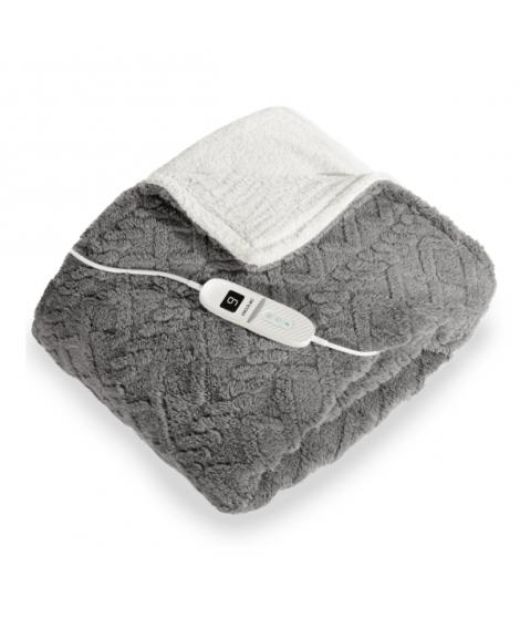Cecotec HeatConfort ThermalBlanket Sherpa Manta Electrica - 160W - 9 Niveles - Material Sherpa y Polar - Control LCD - Apagado A