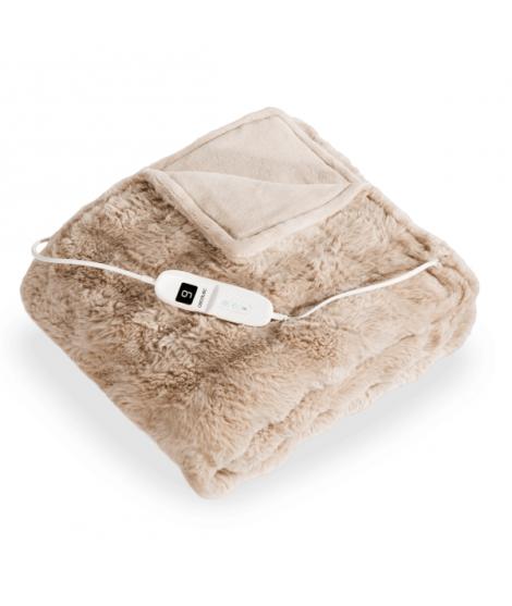 Cecotec HeatConfort ThermalBlanket Coral Manta Electrica - 160W - 9 Niveles de Temperatura - Forro Polar y Coral - Indicador LCD