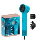 Cecotec IoniCare RockStar Style Blue Secador de Pelo - 1500W - Boquillas Intercambiables - Funcion Silenciosa - Iones Negativos 