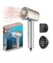 Cecotec DryGlam Nano Plasma Aluminum Secador de Pelo - 1600W - Funcion Aire Frio - Control de Temperatura - 3 Velocidades - Incl