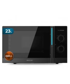Cecotec ProClean 4120 Microondas - Potencia de 800W - Capacidad 23L - Grill 1000W - 8 Niveles de Potencia - Funcion Descongelar 