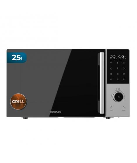 Cecotec Proclean 2500 Microondas - Potencia de 850W - Capacidad de 25L - y Grill 1200W - 8 Programas Preconfigurados - Plato de 