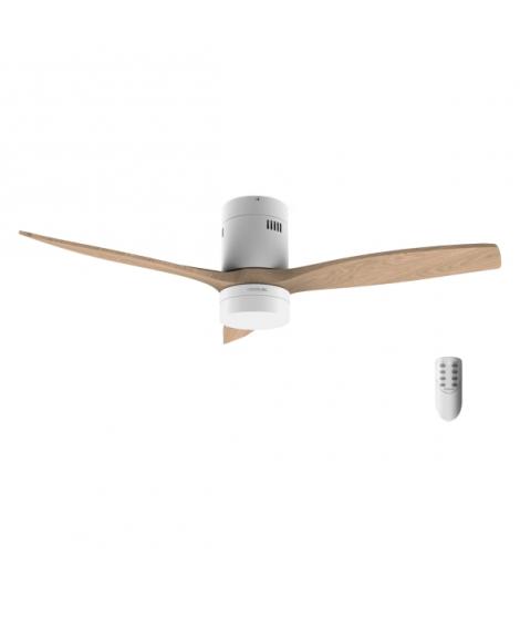 Cecotec EnergySilence Aero 5600 Classic Ventilador de Techo con 3 Aspas y Luz LED Integrada - 40W - Diametro de 52" - 6 Velocida