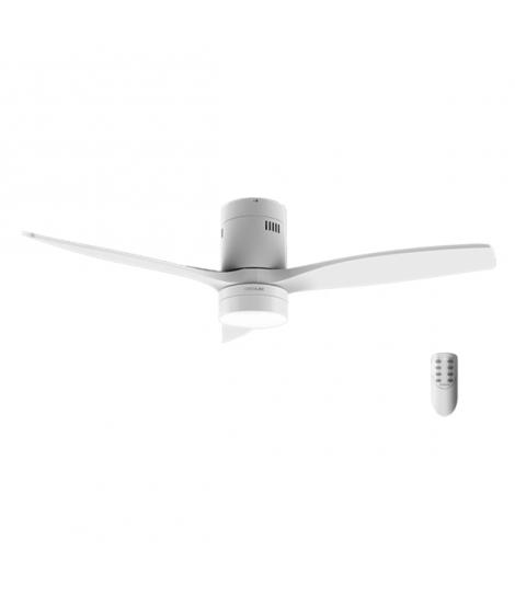 Cecotec EnergySilence Aero 5600 Classic White Ventilador de Techo con 3 Aspas y Luz - 40W - Diametro de 52" - 6 Velocidades - LE