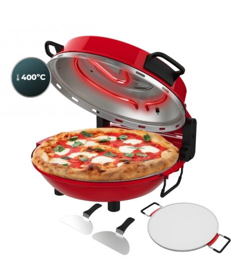 Cecotec Fun Pizza and Co Mamma Mia Window Horno Electrico para Pizzas - 1200W - Ventana de Visualizacion - Temporizador - Temper