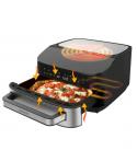 Cecotec PizzaandFry 7000 Horno Electrico para Pizzas hasta 33cm - 1350W - Calentamiento Rapido y Uniforme - Pantalla Tactil Digi