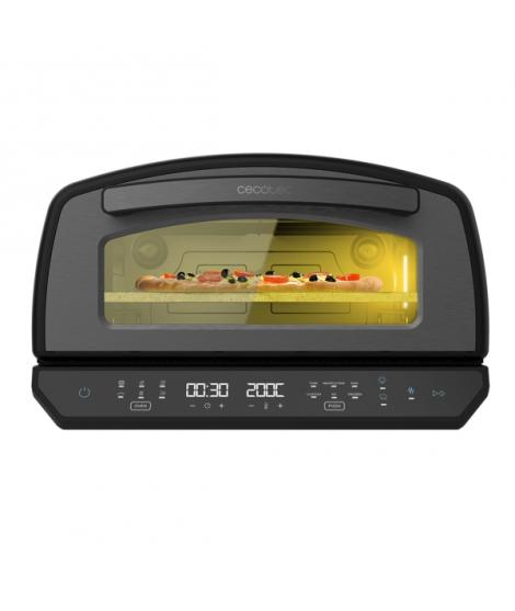 Cecotec Pizza and Co 500 Max Horno Electrico para Pizzas - 2200W - Capacidad de 13L - Pantalla LED - Rango de 60 a 500°C - Multi