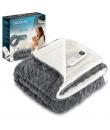 Cecotec HeatConfort Luma Manta Electrica - 130W - Apagado Automatico - 10 Niveles de Calor - Control LCD Extraible - Material Ve