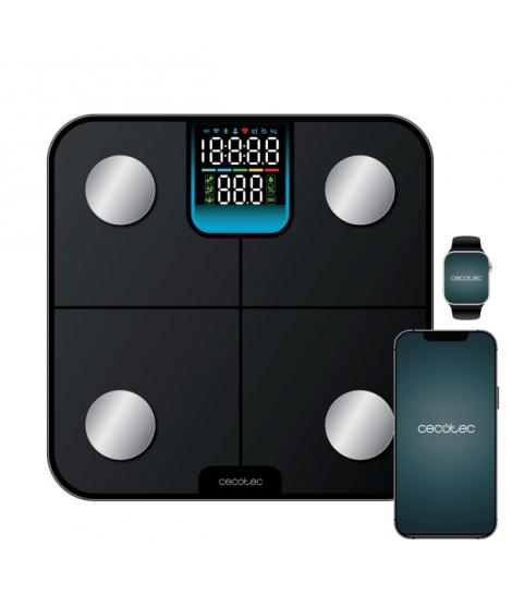 Cecotec Surface Precision HealthySmart Bascula Corporal hasta 180kg - Bluetooth 4.0 - Analisis Corporal Completo - Patas Antides