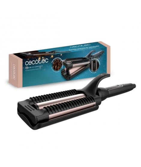 Cecotec RitualCare 1000 Summer Waves Plancha de Pelo para Ondas - Revestimiento Ceramico - Barriles de 25mm - 3 Temperaturas Aju