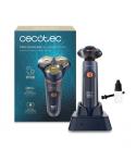 Cecotec PrecisionCare Pro Afeitadora Rotativa - Pantalla LCD - Cuchillas de Titanio Dobles - Autonomia 80min - Resistencia IPX6 