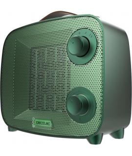 Cecotec ReadyWarm 1550 Ceramic Green Aura Calefactor Ceramico - 1500W - Cobertura hasta 15 M² - Termostato Regulable - 3 Modos d