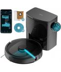 Cecotec Conga 9590 Spin Revolution Ultra Power Home Robot Aspirador con Base de Autovaciado - 10kPa - Navegacion Laser - Autonom