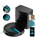Cecotec Conga 9990 AI Spin Revolution Ultra Power Home Robot Aspirador 4 en 1 con Base de Autovaciado - 10kPa - Chip con IA - Mo
