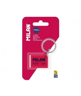 Milan Nata 624 Llavero con Forma de Goma Nata 624 - Util como Llavero o para Decorar tu Mochila